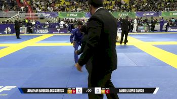Gabriel Lopes Garcez vs Jonathan Barbosa Dos Santos 2025 Brasileiro Jiu-Jitsu IBJJF