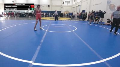 142 lbs Cons. Round 2 - Jack Bronte, Granada vs Keanu Perez, El Camino