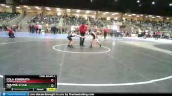 67 lbs Cons. Round 4 - Frankie Stock, Viper vs Colin Kondrath, Sherwood Wrestling