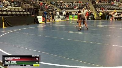 130 lbs Cons. Round 4 - Amari McCaleb, Team Valley vs Isaac Bates, The Best Wrestler