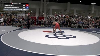 79 lbs Champ. Round 3 - Sam Beckett, Nittany Lion Wrestling Club vs Muhamed McBryde, New York Athletic Club
