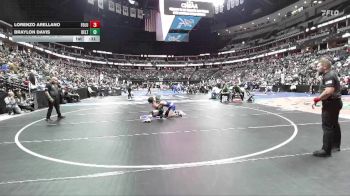 126-3A Cons. Round 2 - Lorenzo Arellano, Fort Lupton vs Braylon Davis, Delta High School