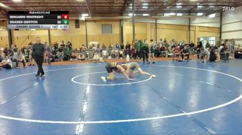 133 lbs Champ. Round 1 - Braden Griffith, Unattached UIdaho vs Benjamin Whitright, North Idaho College