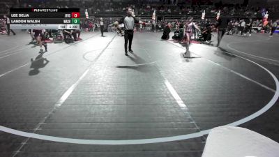 90 lbs Consi Of 8 #2 - Landon Walsh, Washington Twp vs Lee Delia, Jersey 74