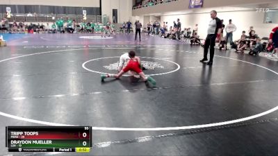 93 lbs Finals (8 Team) - Draydon Mueller, LSH vs Tripp Toops, Pierz