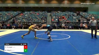 157 lbs Quarterfinal - Dewey Krueger, Wyoming vs Matthew Olguin, UN-Fresno State