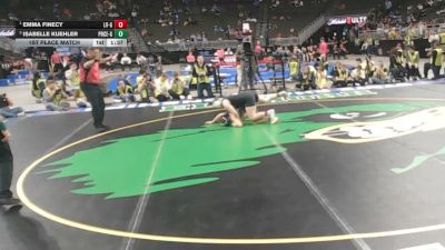 1st Place Match - Emma Finecy, Lakeview vs Isabelle Kuehler, Pierce