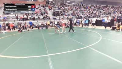 68 kg Semis - May Cuyler, Vision Wrestling vs Nora Akpan, Pinnacle Wrestling Club