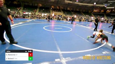 52 lbs Final - Camren Redwine, New Mexico vs Jett Boland, Tonkawa Takedown Club