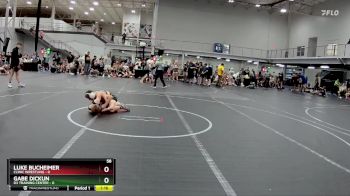 98 lbs Placement (4 Team) - Gabe Dickun, D3 Training Center vs Luke Bucheimer, Clinic Wrestling