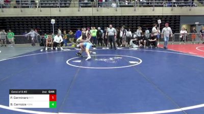 135 lbs Consi Of 8 #2 - Paul Cerminaro, Pittsburgh vs Brody Carrozza, York