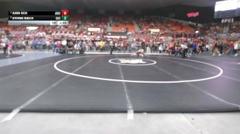 132 lbs Semifinal - Storm Rieck, Girard HS vs Judd Eck, Andale HS