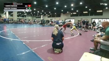 132 lbs Champ. Round 1 - Danyon Thomas, Bishop Wrestling vs Curtis Watson, Trojan Wrestling Academy LLC