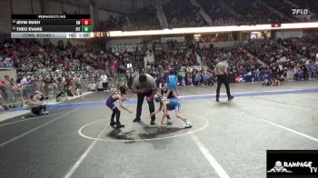 58 lbs Cons. Round 1 - Jevin Rush, Stockton WC vs Theo Evans, Pittsburg