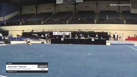 Alexander Tapanes - Floor, Florida Gymnastics Training Center - 2021 USA Gymnastics Development Program National Championships