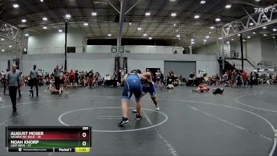 285 lbs Placement (4 Team) - August Moser, Validus WC Gold vs Noah Knorp, Lost Boys