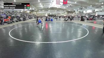 144 lbs Quarterfinals (8 Team) - Blake Congdon, Cleveland High School vs Jeremy Miears, Kirkwood High School