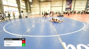 105 lbs Consi Of 8 #2 - Jacob Rodriguez, CA vs Tyson Mateo, OH