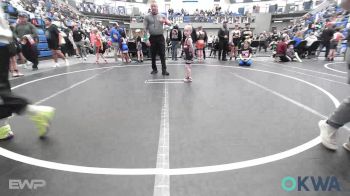 46 lbs Consi Of 4 - Jameson McGuire, Watonga Youth Wrestling vs Clara Collier, Morrison Takedown Club
