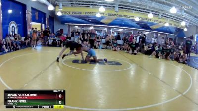 165 lbs Quarters & Wb (16 Team) - Jovan Vukajlovic, Altamonte WC vs Frank Noel, VHWC