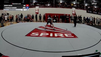 57 kg Quarters - Drew Davis, Southern Illinois Regional Training Center vs Charlie Farmer, West Point Wrestling Club