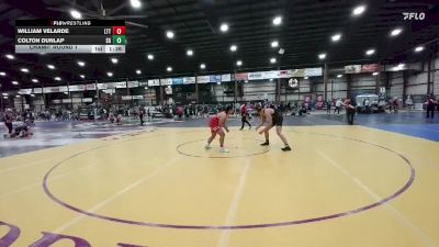 215 lbs Champ. Round 1 - William Velarde, Lander Tiger Tough vs Colton Dunlap, Stillwater Gladiators