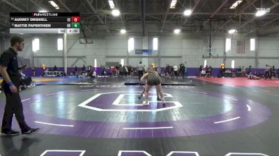 138 lbs Cons. Round 2 - Audrey Driskell, Eureka vs Mattie Papenthien, Dubuque