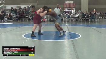 285 lbs Round 1 (4 Team) - Peter Cortapasso, Apprentice School vs Donovan Pinnix, Emory & Henry