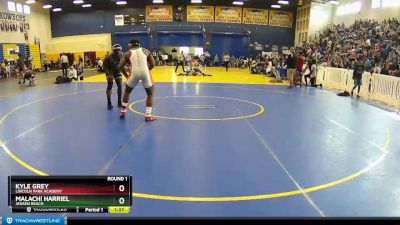 182 Gold Round 1 - Kyle Grey, Lincoln Park Academy vs Malachi Harriel, Jensen Beach