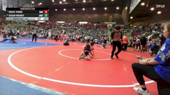67 lbs Cons. Semi - Huck Yates, Mighty Bluebirds Wrestling vs Colin Hickey, Little Rock Wrestling Club