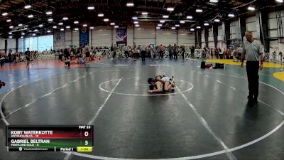 56 lbs Rd# 8- 12:30pm Saturday Final Pool - Gabriel Beltran, Maryland GOLD vs Koby Waterkotte, Untouchables