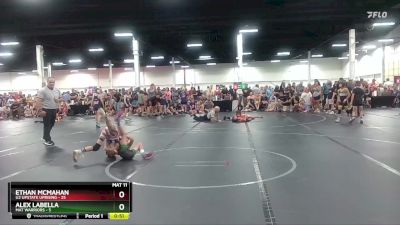 64 lbs Round 1 (6 Team) - Ethan McMahan, U2 Upstate Uprising vs Alex Labella, Mat Warriors