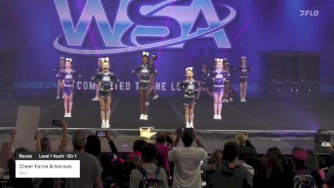 Cheer Force Arkansas - Day 1 [2023 Royals Level 1 Youth--Div 1] 2023 WSA Grand Nationals