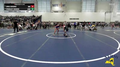 114 lbs Semifinal - Aria Gugino, NWAA vs Presley Eidens, Long Beach Gladiators Wrestling