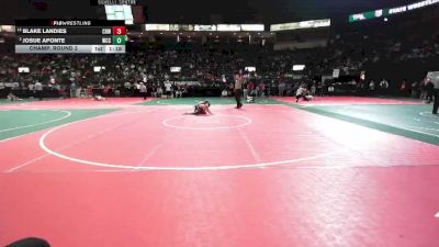 85 lbs Champ. Round 2 - Blake Landies, CHW2 vs Josue Aponte, WCCA