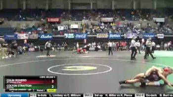 Cons. Round 3 - Colton Stratton, Benton vs Colin Romero, St. Thomas More