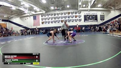 150 lbs Champ. Round 1 - Bryce Estep, Fremont Ross vs Tommy Ruppe, St. Ignatius