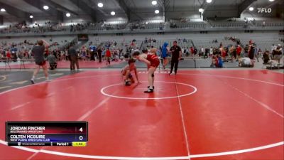 150 lbs Semifinal - Jordan Fincher, BullTrained Wrestling vs Colten McGuire, West Plains Wrestling Club