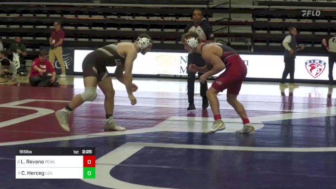 165 lbs Round Of 16 - Lucas Revano, Pennsylvania vs Connor Herceg, Lehigh