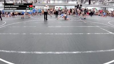 96 lbs Semis (4 Team) - David Delgado, U2 Vougars Uprising VHW vs Hunter Steelman, The Outsiders Squeeze