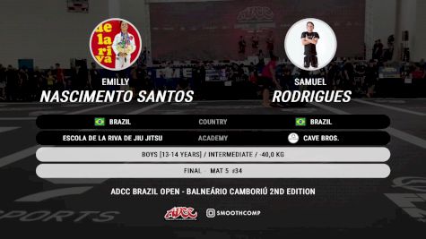 Samuel Rodrigues vs Emilly Nascimento Santos 2024 ADCC Balneario Open