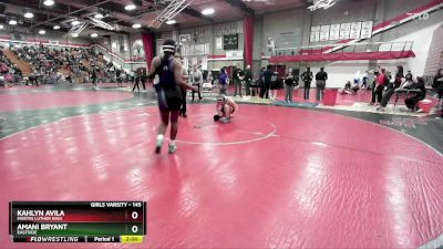 145 lbs Champ. Round 1 - Kahlyn Avila, Martin Luther King vs Amani Bryant, Eastside