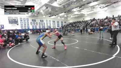 140 lbs Cons. Round 3 - Alexa Lopez, Artesia vs Janiyah Harris, Moreno Valley