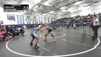 140 lbs Cons. Round 3 - Alexa Lopez, Artesia vs Janiyah Harris, Moreno Valley
