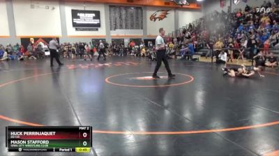 75 lbs Champ. Round 1 - Mason Stafford, Iowa City Wrestling Club vs Huck Perrinjaquet, Ed-Co