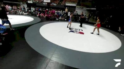 130 lbs Faith Jernigan, LAWA - Los Angles Wrestling Association vs Sofia Sciortino, CMWA - Coastal Mountain Wrestling Association