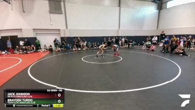 90 lbs Champ. Round 2 - Jack Johnson, NB Elite Wrestling Club vs Brayden Turdo, Texas Elite Wrestling Club