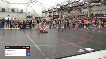 55 kg Round Of 32 - Fuanyi Fobellah, Columbus Wrestling Club vs Zeke Seltzer, Central Indiana Academy Of Wrestling