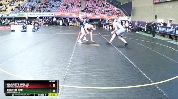 184 lbs Round 1 (16 Team) - Garrett Wells, Central Oklahoma vs Colter Bye, Upper Iowa