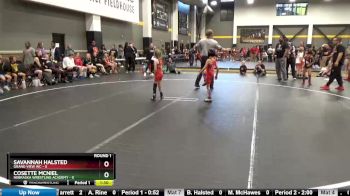 46 lbs Round 1 (4 Team) - Savannah Halsted, Grand View WC vs Cosette Mcniel, Nebraska Wrestling Academy